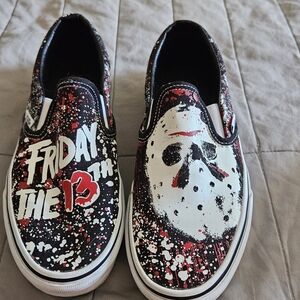 Van's Friday the 13th Glow in the Dark sz 8.5